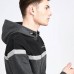 Street Style Custom Zipper Up Paneled Tracksuit